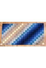 Nepal CLEARANCE Shades of Blue Accent Rug, Nepal