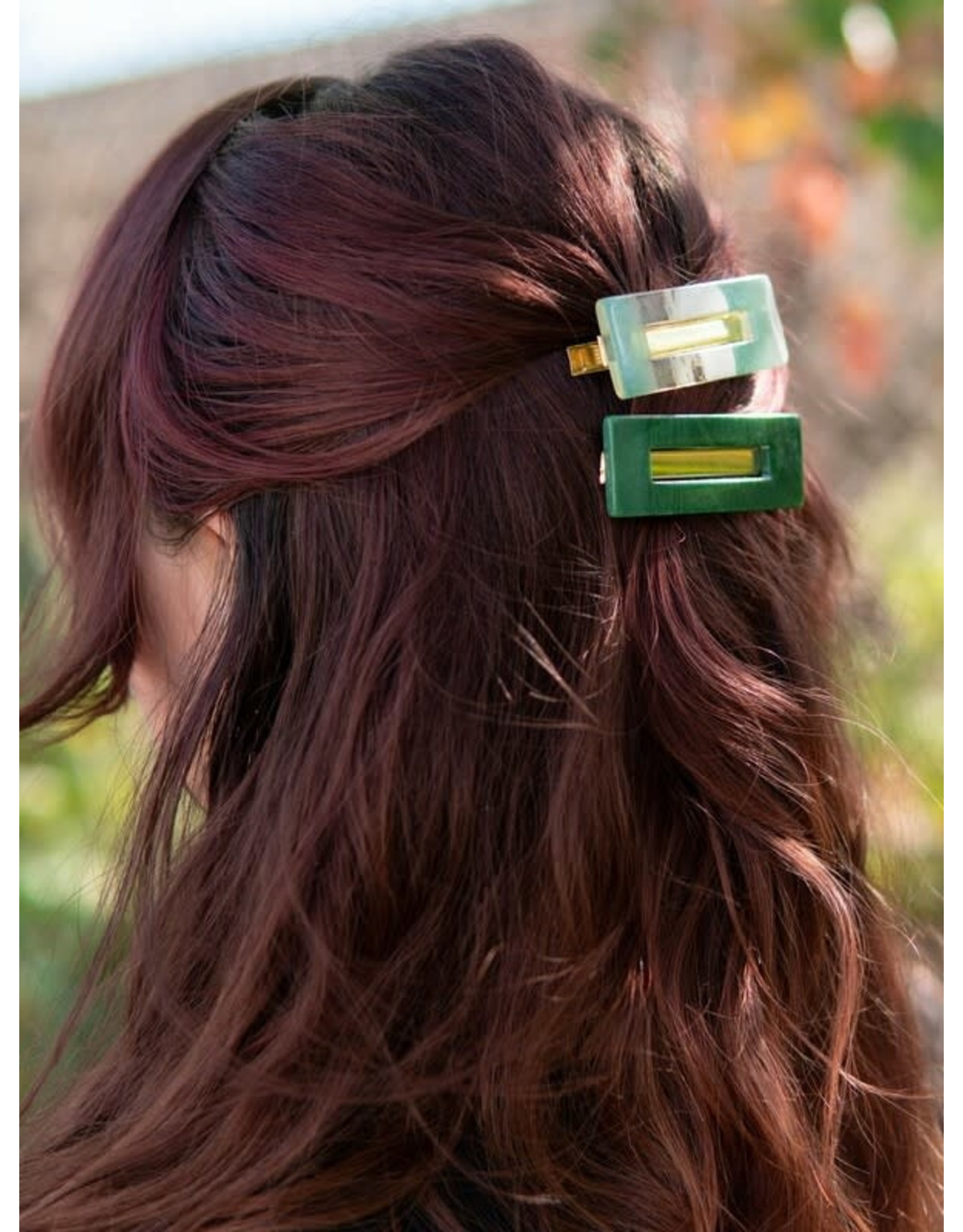 Resin Hair Clips, assorted colours, India Village Goods