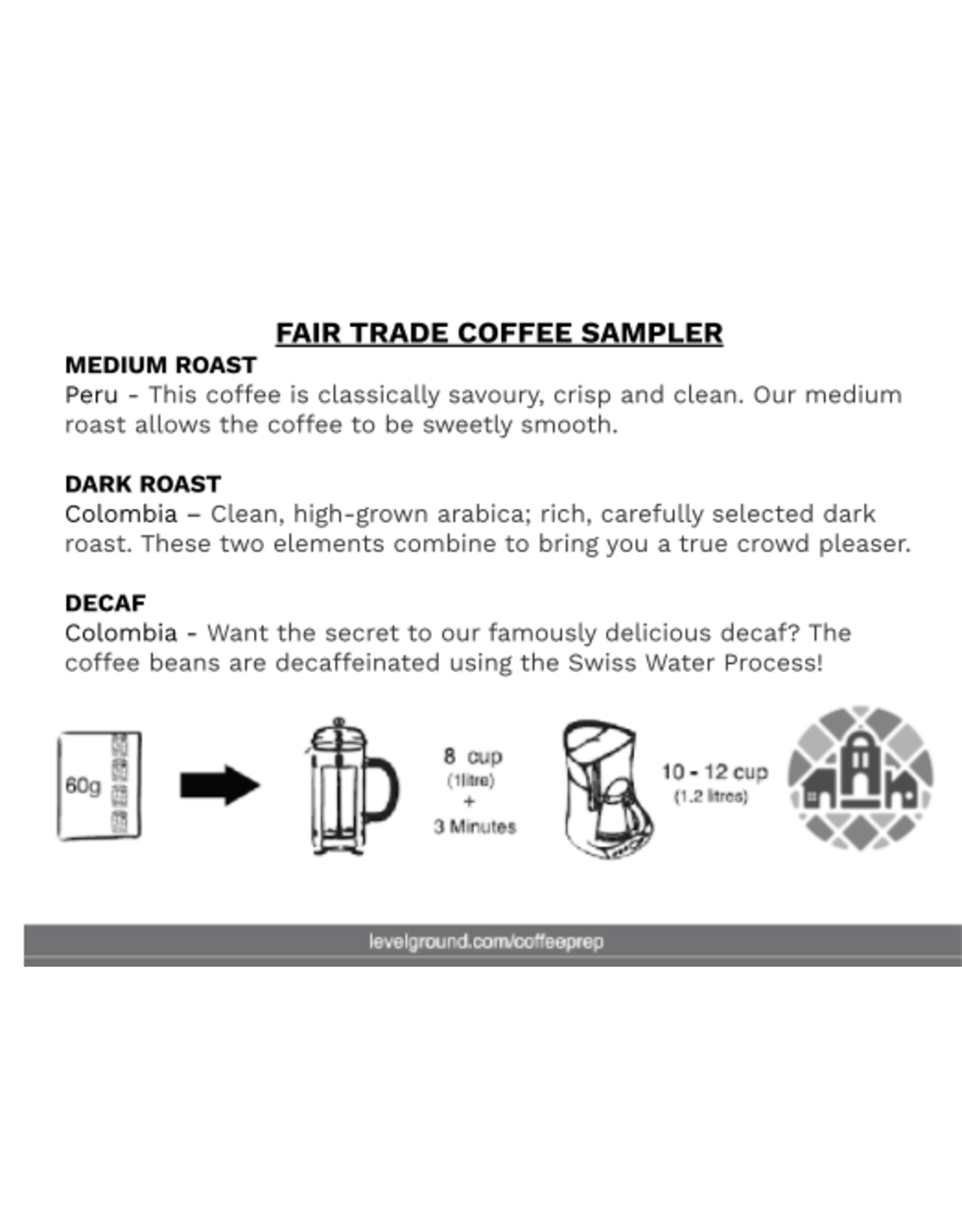 Coffee Sampler (5per)