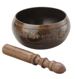 Nepal CLEARANCE Inscribed Singing Bowl, Nepal
