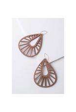 Starfish Project Abide Wooden Earrings, China