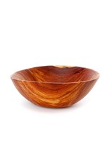 Zambia CLEARANCE 10" Teak Salad Bowl, Zambia