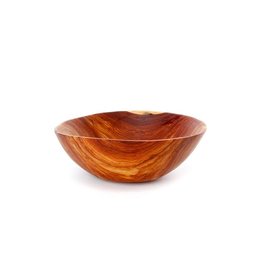 Zambia CLEARANCE 10" Teak Salad Bowl, Zambia