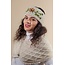 Embroidered Knit Wool Headband