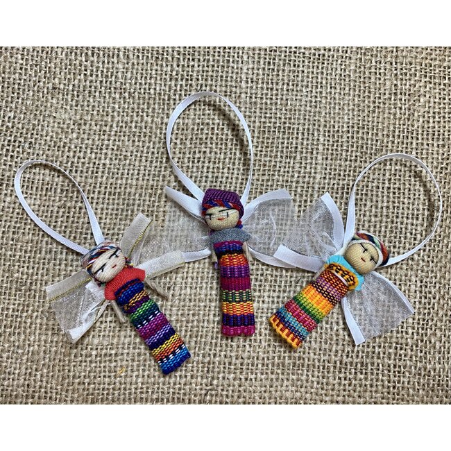 Worry Doll Angel Ornament