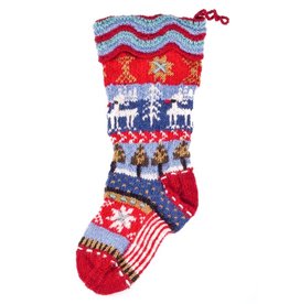 Nepal Knit Christmas Stocking - Dalarna