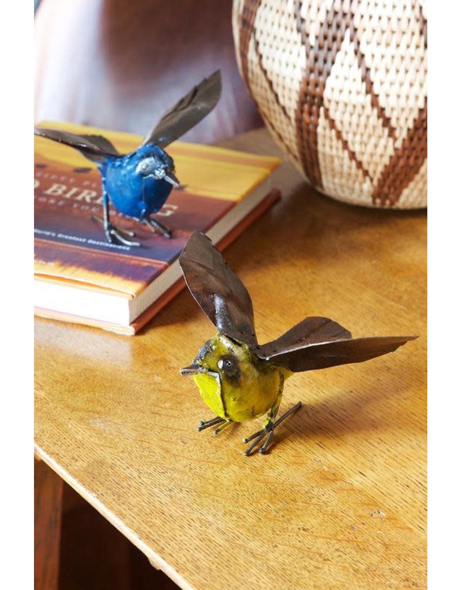 Zimbabwe Recycled Metal Fluttering Bird Sculpture, Zimbabwe