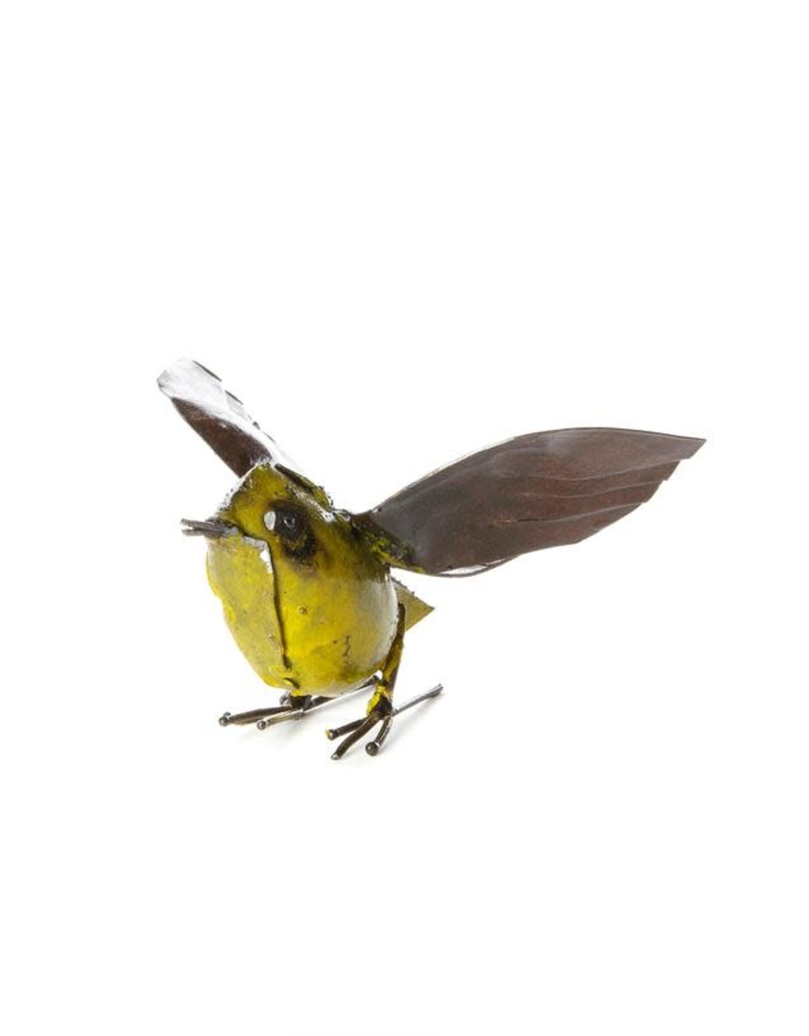 Zimbabwe Recycled Metal Fluttering Bird Sculpture, Zimbabwe