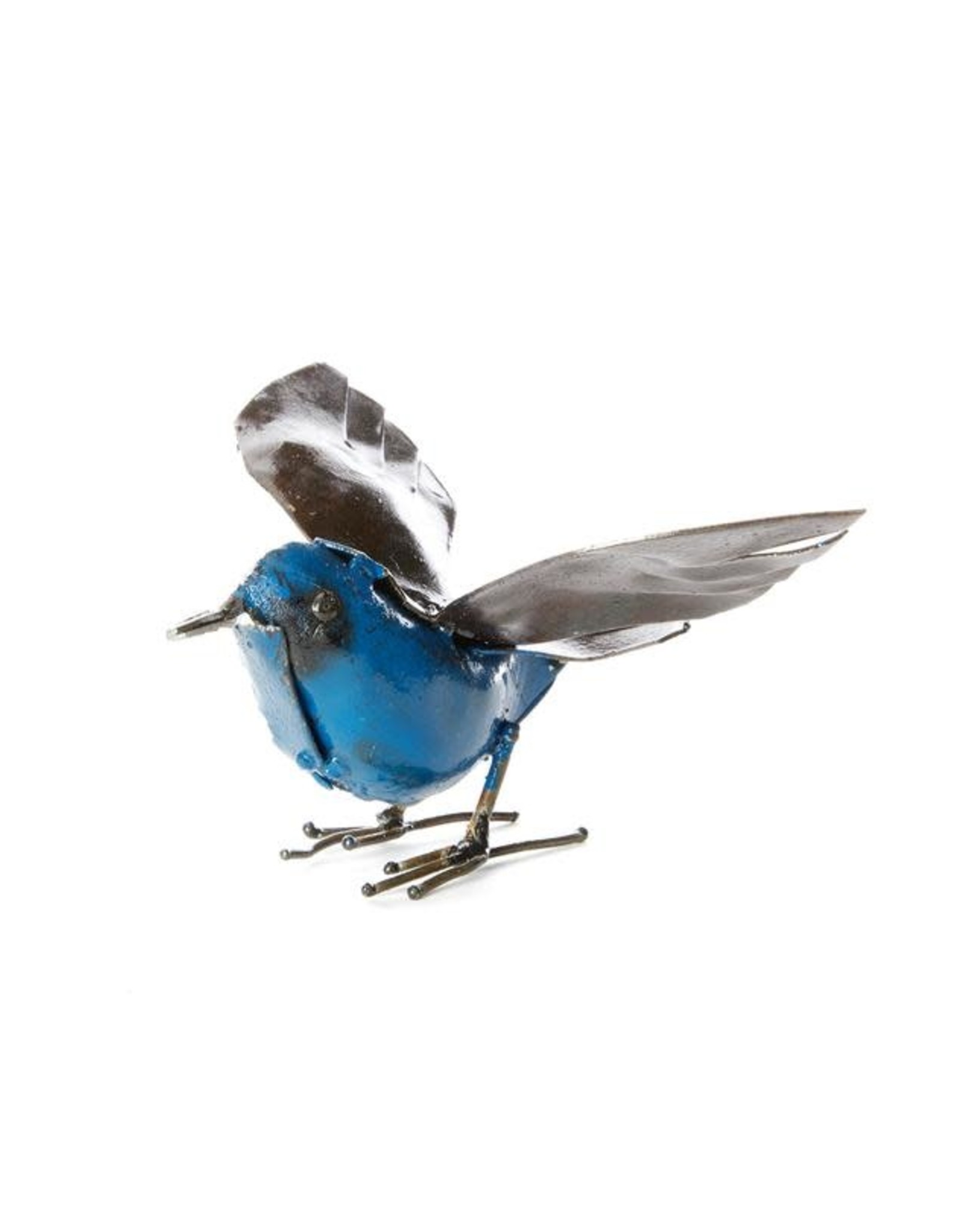 Zimbabwe Recycled Metal Fluttering Bird Sculpture, Zimbabwe