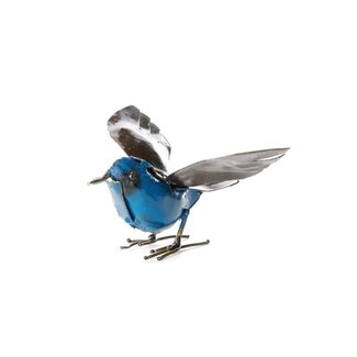 Zimbabwe Recycled Metal Fluttering Bird Sculpture Zimbabwe Recycled Metal Fluttering Bird Sculpture