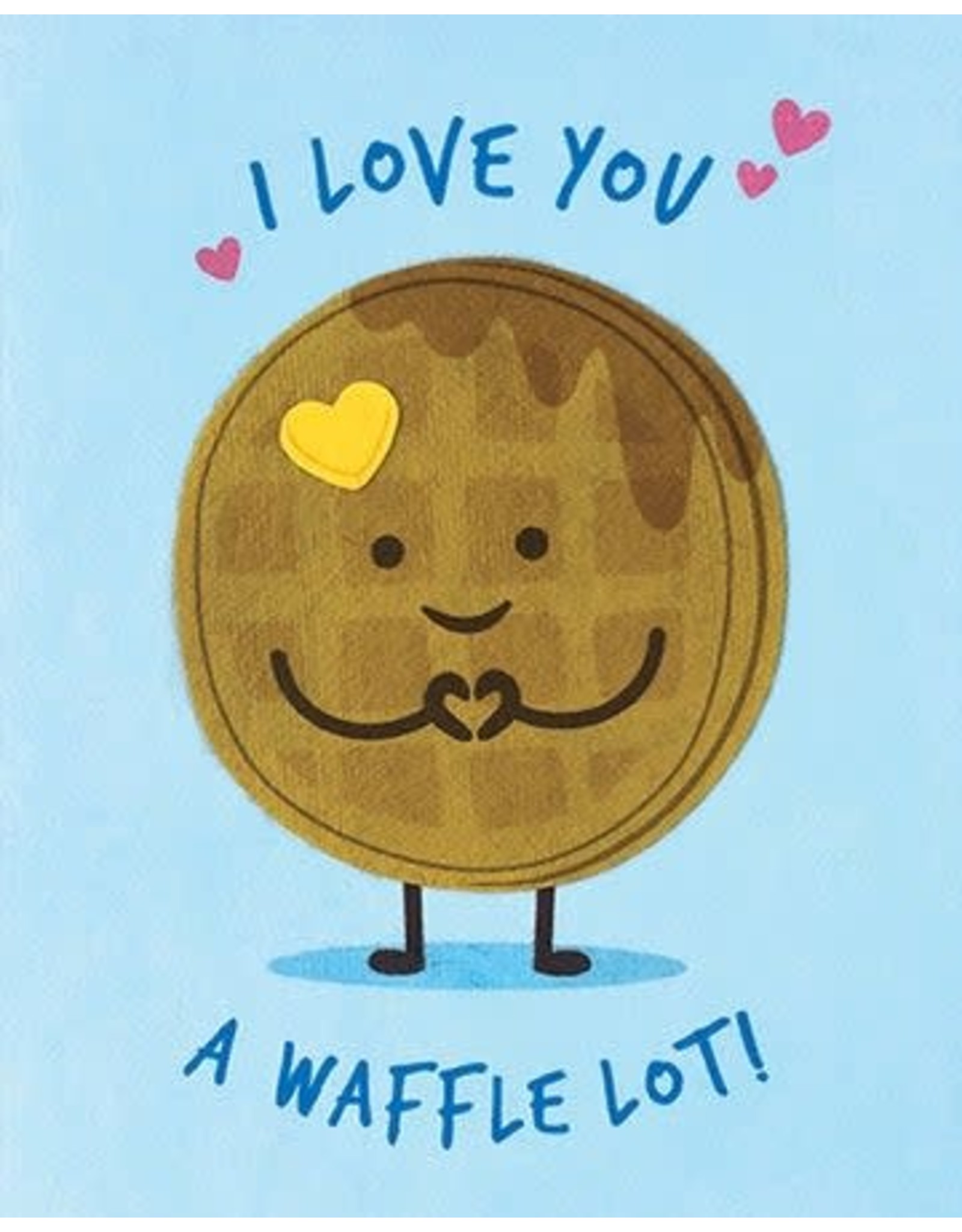 Philippines Waffle Love Greeting Card, Philippines