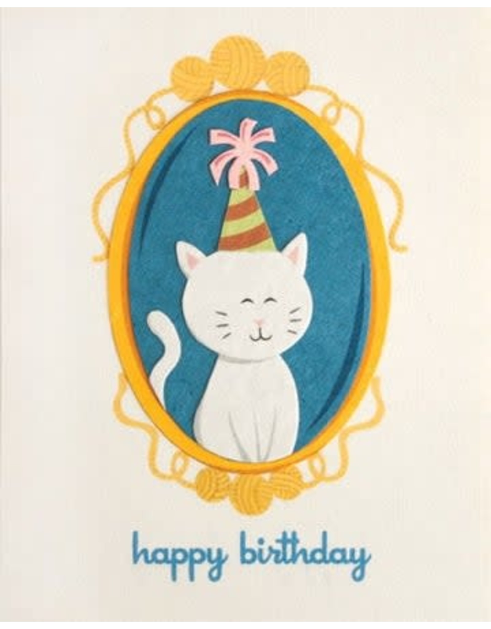 Philippines Fancy Cat Birthday Greeting Card, Philippines
