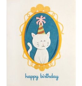 Good Paper Fancy Cat Birthday Greeting Card, Philippines