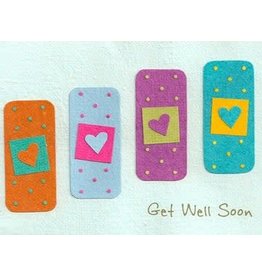 Good Paper Get Well Bandages Greeting Card, Rwanda
