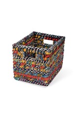 Bangladesh Sari & Kaisa Cube Basket, Bangladesh