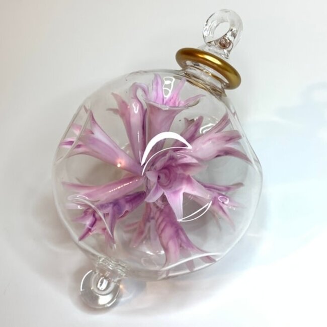 Blown Glass Blossom Ornament