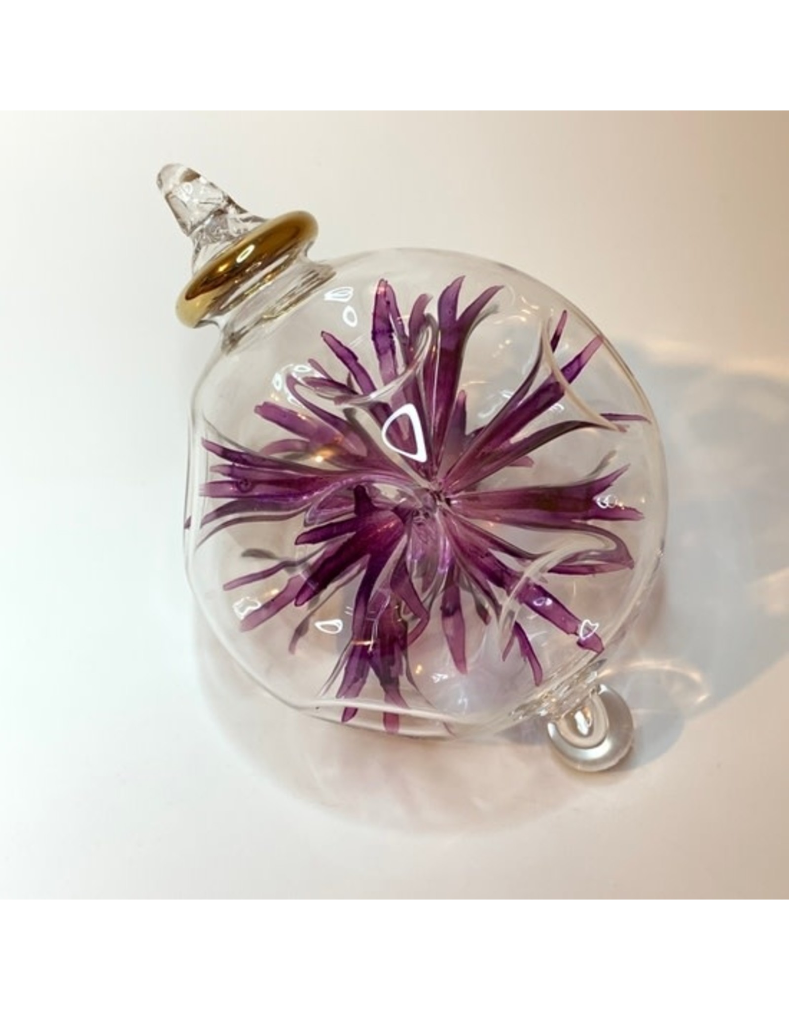 Egypt Blown Glass Blossom Ornament, Egypt