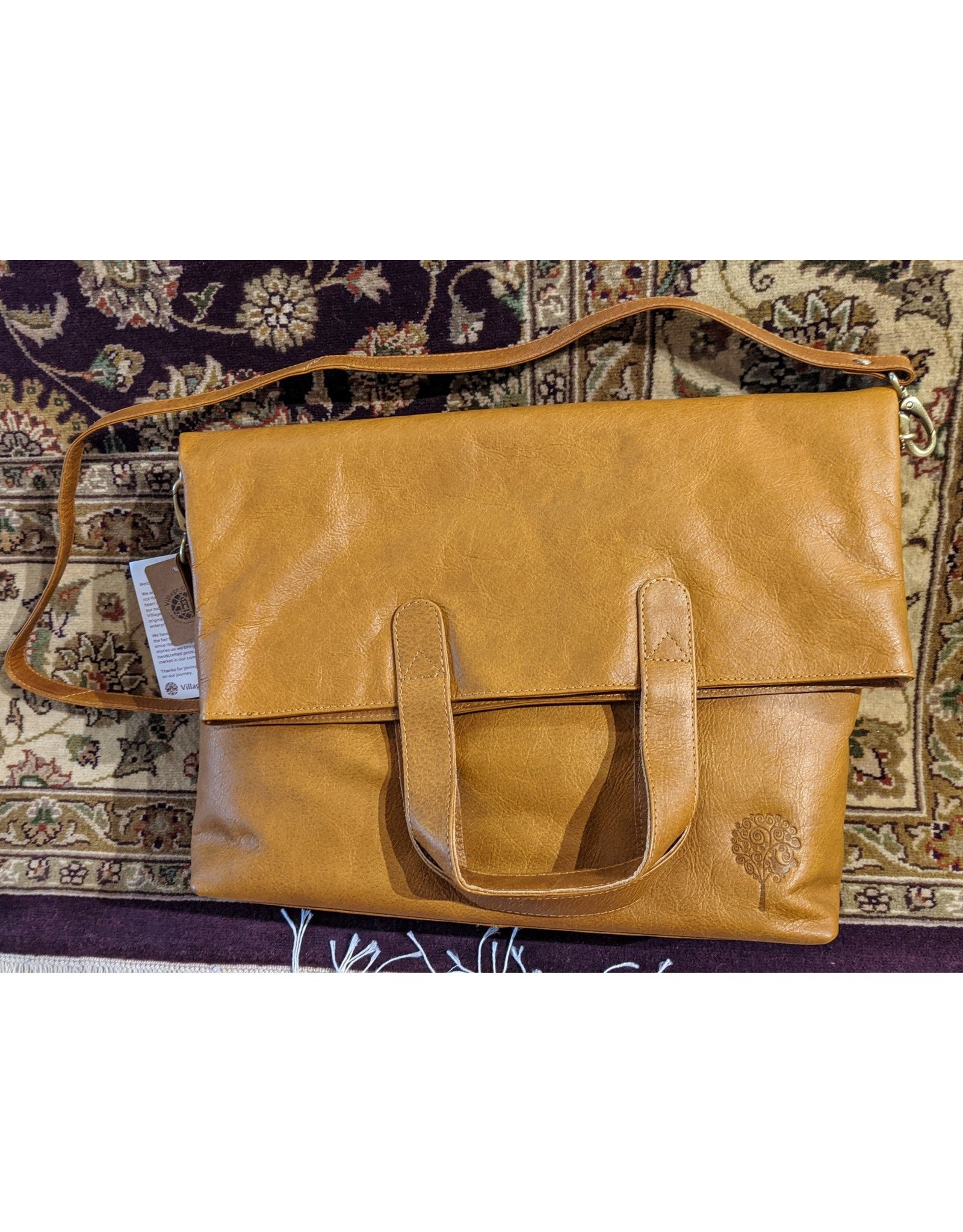 Ten Thousand Villages CLEARANCE Eco-Leather Shoulder Bag, India