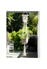 Nepal Owl Macrame Plant Hanger, Nepal