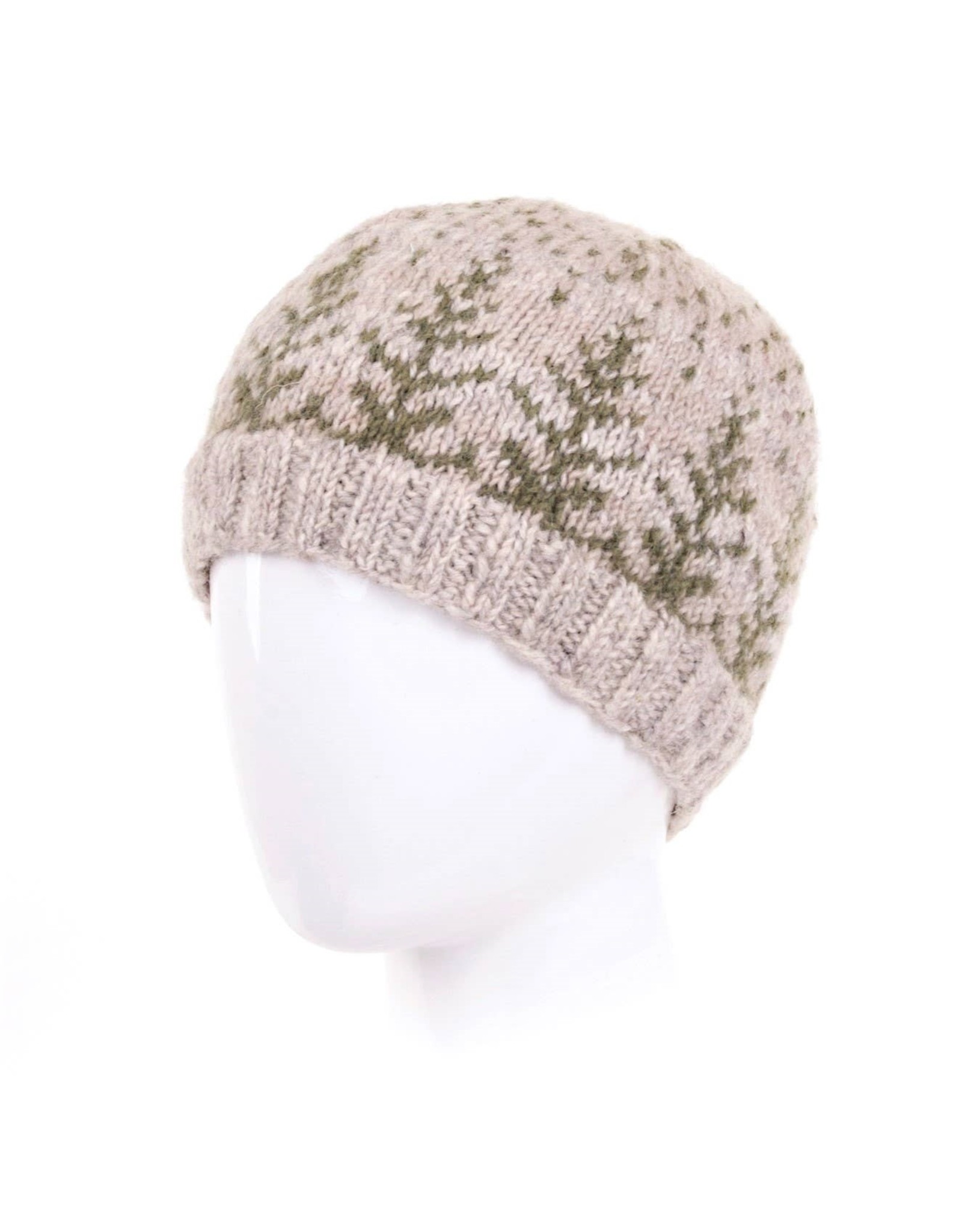 Nepal Fernie Knit Wool Beanie, Nepal