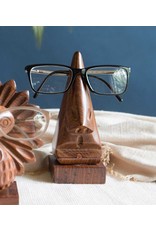 India Rosewood Nose Eyeglass Holder Stand, India