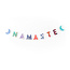 India Metallic Cotton Paper Namaste Garland