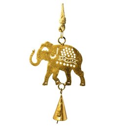 India Mini Cutout Elephant Chime, India