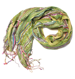 India Handloomed Loose Weave Scarf, India