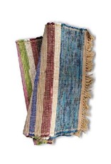 Nepal Handwoven Cotton Rag Rug (18x44"), Nepal