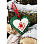 Nepal Embroidered Felt Heart Ornament