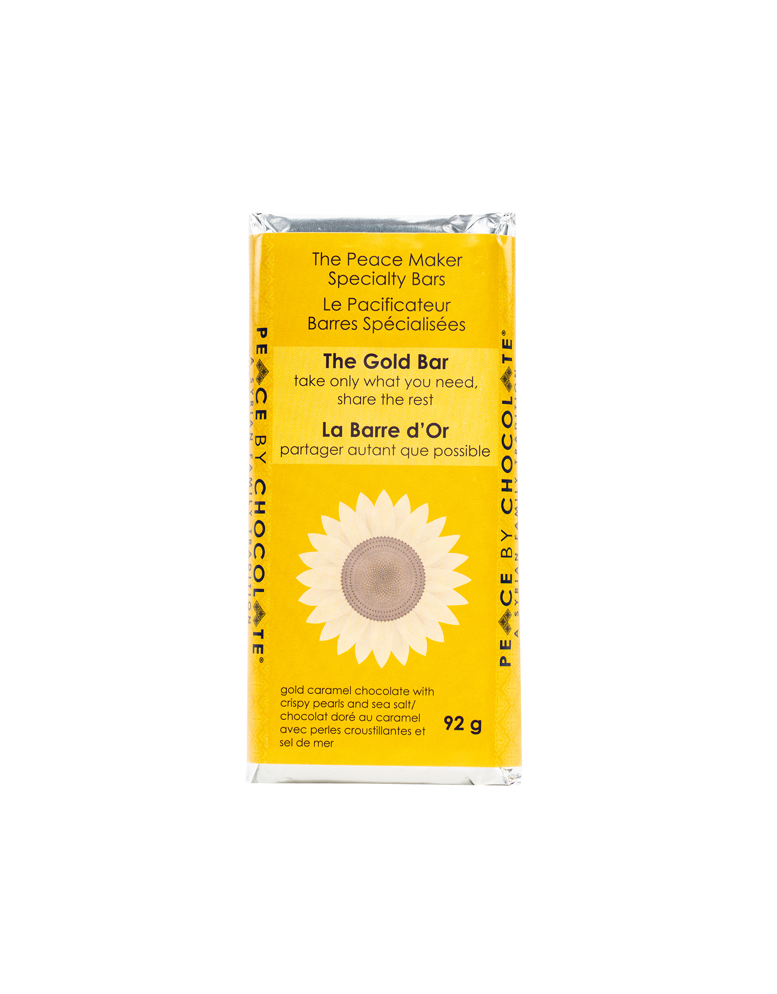 Peace by Chocolate - Peace Maker Gold Bar, 92g