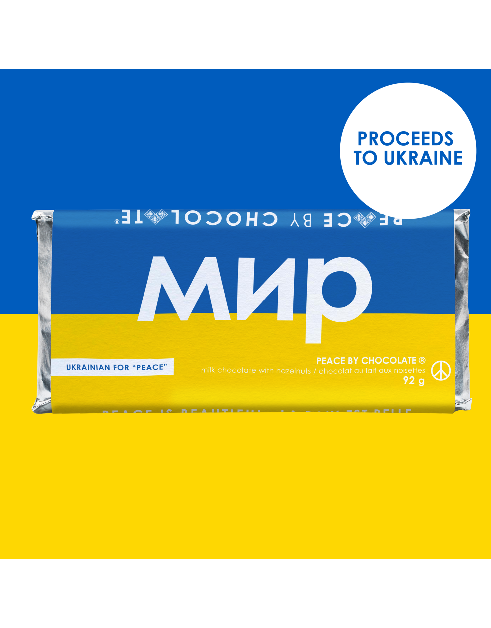 Canada Peace by Chocolate - Peace For Ukraine, 92g