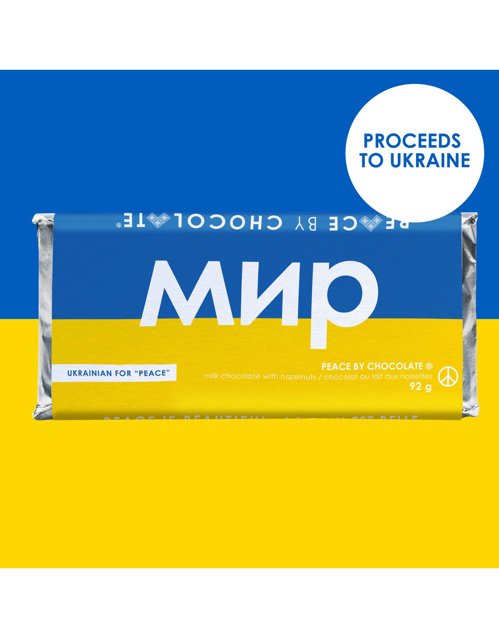 Peace by Chocolate - Peace For Ukraine, 92g