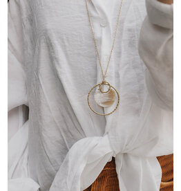 India Madhu Necklace Fan Pendant, India