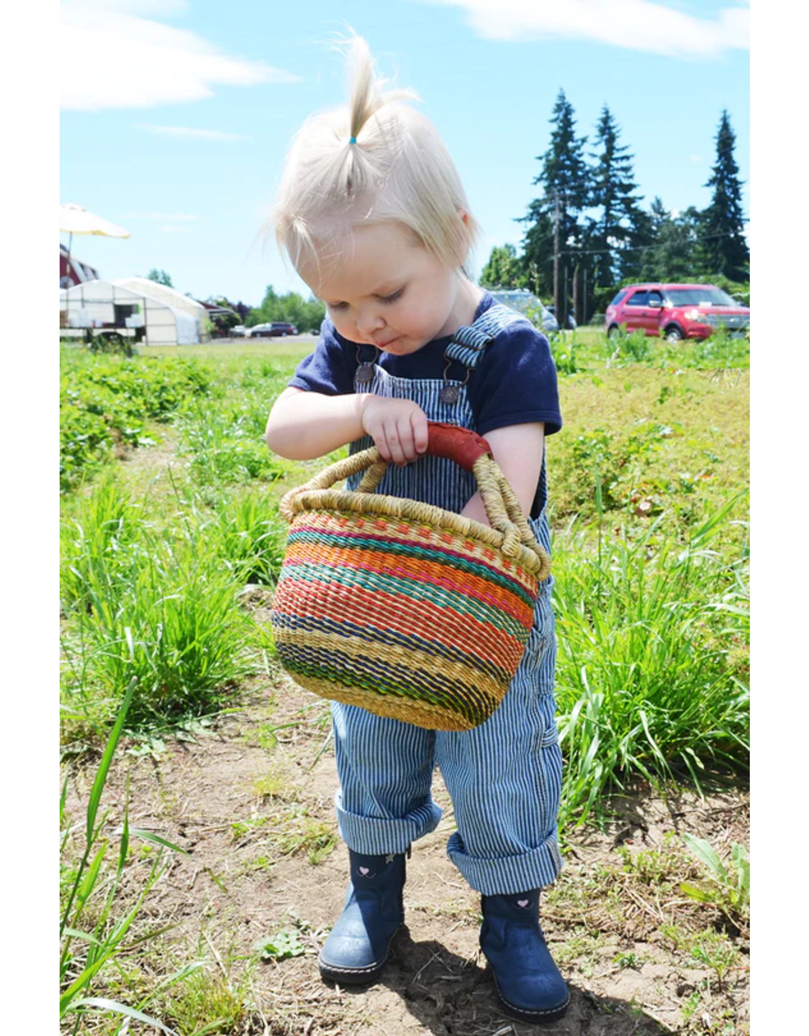 Ghana Baby Bolga Foraging Basket, Ghana