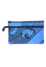 Cambodia Double Zip Recycled Feed Bag Case, Cambodia