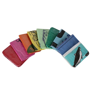 Cambodia CLEARANCE Recycled Feed Bag Cardholder