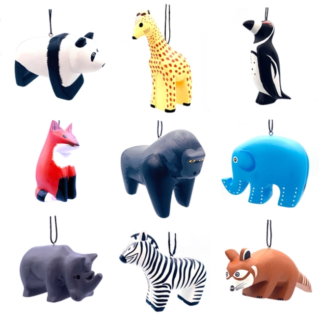 Balsa Animal Ornament