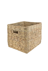 Bangladesh CLEARANCE Palm Leaf Storage Basket, Bangladesh