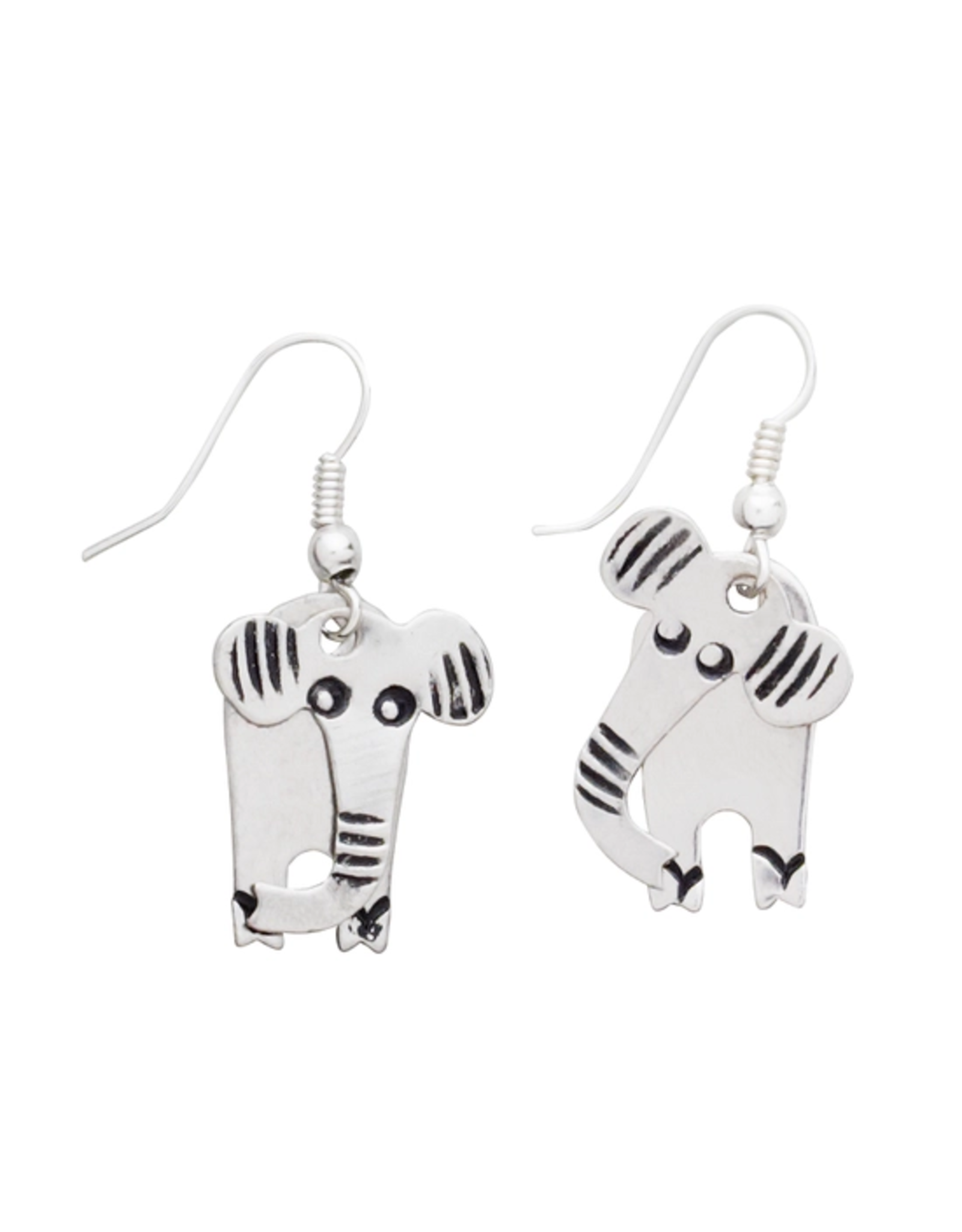 India Elephant Earrings, India