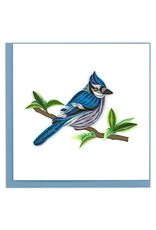 Vietnam Quilled Blue Jay Card, Vietnam