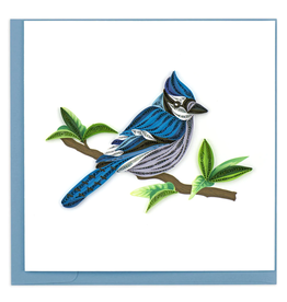 Vietnam Quilled Blue Jay Card, Vietnam