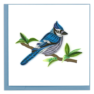 Vietnam Quilled Card -  Blue Jay