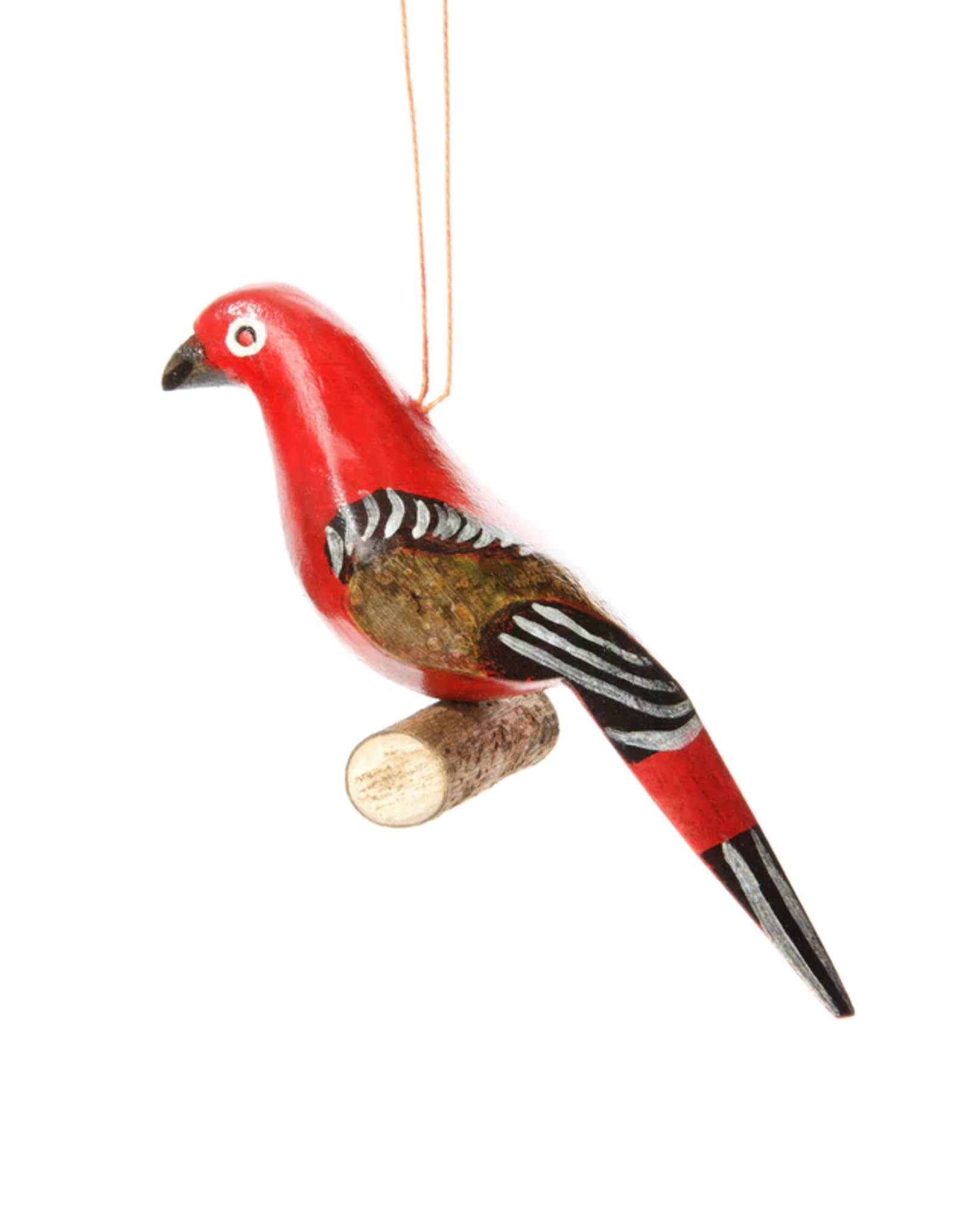 Kenya Perching Jacaranda Bird Ornament, Kenya