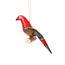 Perching Jacaranda Bird Ornament