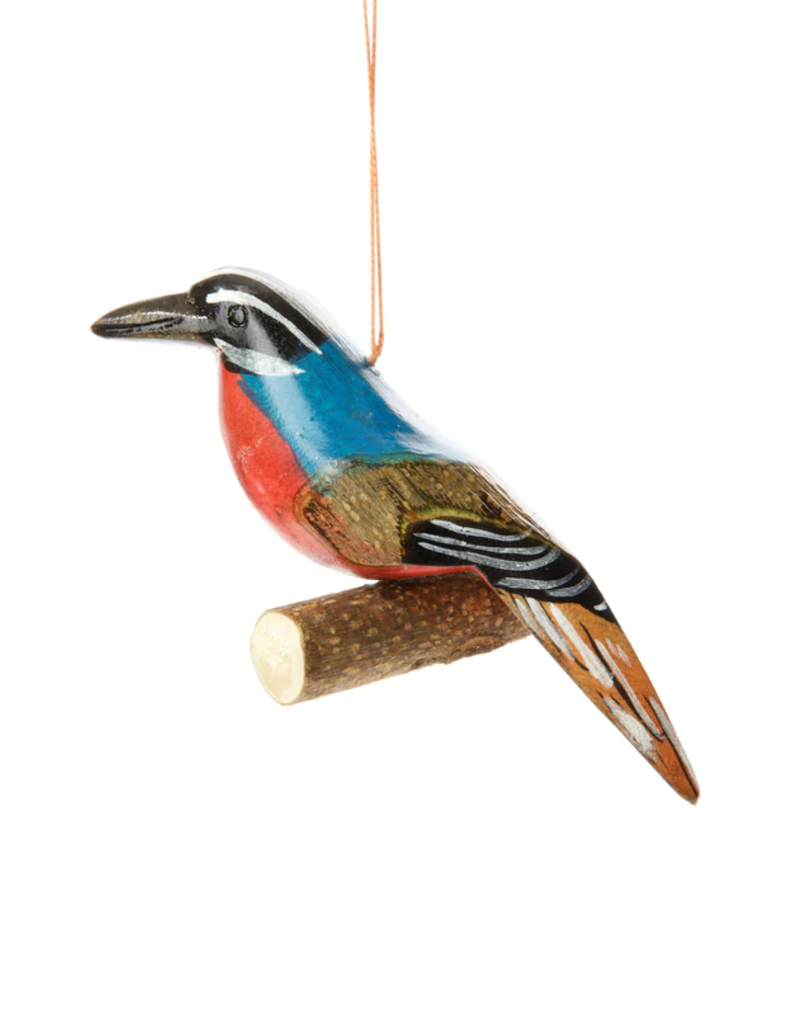 Kenya Perching Jacaranda Bird Ornament, Kenya
