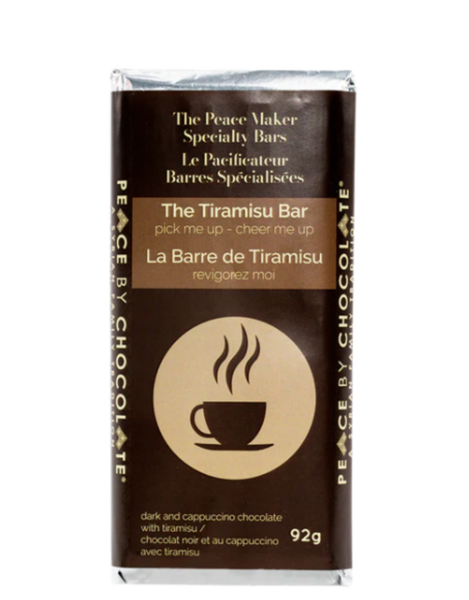 Canada Peace by Chocolate - Peace Maker Tiramisu Bar, 92g