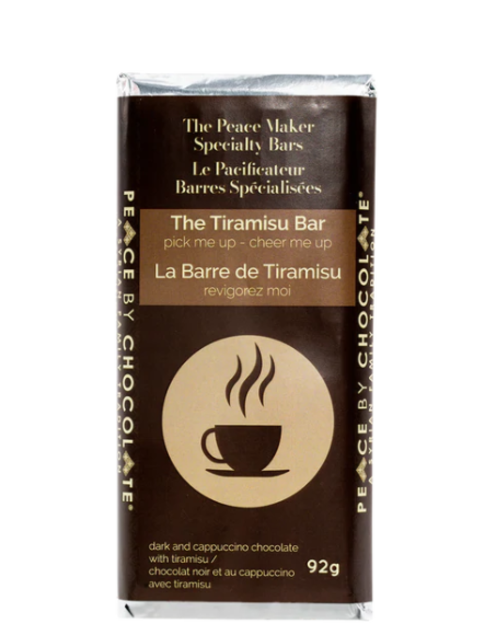 Peace by Chocolate - Peace Maker Tiramisu Bar, 92g
