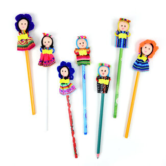 Peru Whimsical Doll Pencil