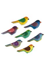 Haiti Painted Cut Metal Bird Ornament, Haiti